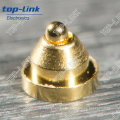 Single Contact SMT Pogo Pin (custom, spring loaded, brass)